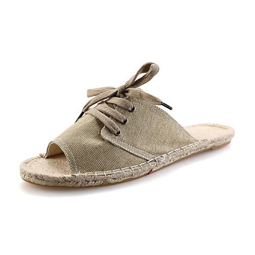 Men's Cotton Spring & Summer / Fall & Winter Casual Slippers & Flip-Flops Breathable Khaki / Blue / Brown
Men's Cotton Spring & Summer / Fall & Winter Casual Slippers & Flip-Flops Breathable Khaki / Blue / Brown