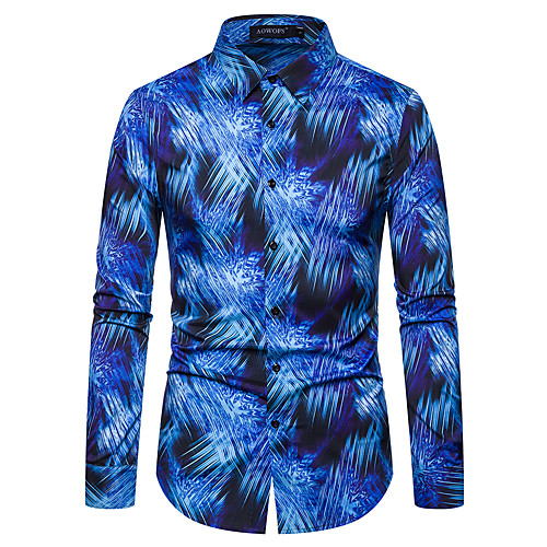 Men's Party Club Rock / Street chic Shirt - Galaxy / Graphic Blue & White, Print Blue
Men's Party Club Rock / Street chic Shirt - Galaxy / Graphic Blue & White, Print Blue