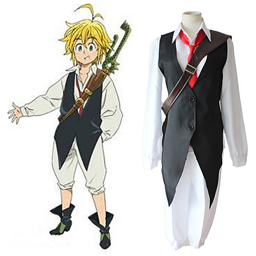 Inspired by The Seven Deadly Sins Meliodas Anime Cosplay Costumes Japanese Cosplay Suits Vest Shirt Pants For Men's Women's / Tie
Inspired by The Seven Deadly Sins Meliodas Anime Cosplay Costumes Japanese Cosplay Suits Vest Shirt Pants For Men's Women's / Tie