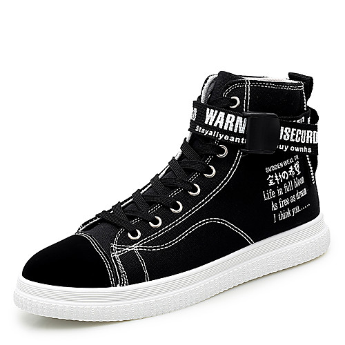 Men's / Unisex Canvas Fall / Spring & Summer Casual / Preppy Sneakers Walking Shoes Breathable Slogan Black and White / White / Black
Men's / Unisex Canvas Fall / Spring & Summer Casual / Preppy Sneakers Walking Shoes Breathable Slogan Black and White / White / Black