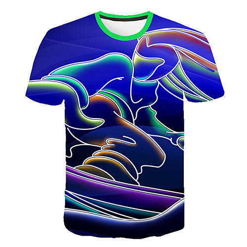 Men's Daily Sports Street chic / Exaggerated T-shirt - Color Block / 3D / Abstract Print Rainbow
Men's Daily Sports Street chic / Exaggerated T-shirt - Color Block / 3D / Abstract Print Rainbow