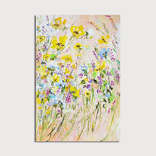 Oil Painting Hand Painted - Abstract Floral / Botanical Modern Stretched Canvas
Oil Painting Hand Painted - Abstract Floral / Botanical Modern Stretched Canvas