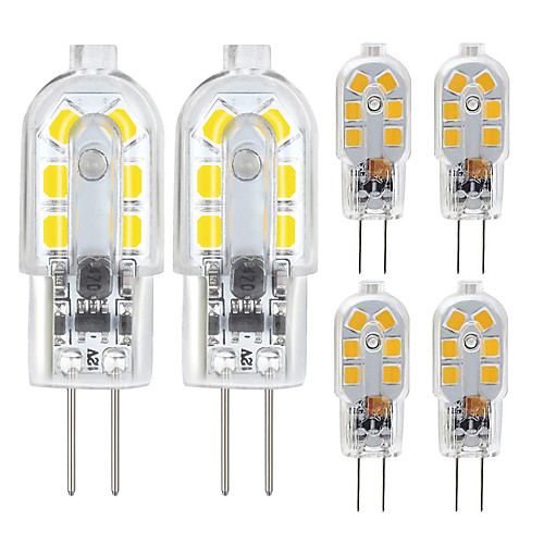 

ZDM 6 Pack G4 2,5 Вт Светодиодная лампа 2835 Светодиодные Bi-Pin G4 база 20 Вт Замена галогенная лампа теплый белый / холодный белый dc12v