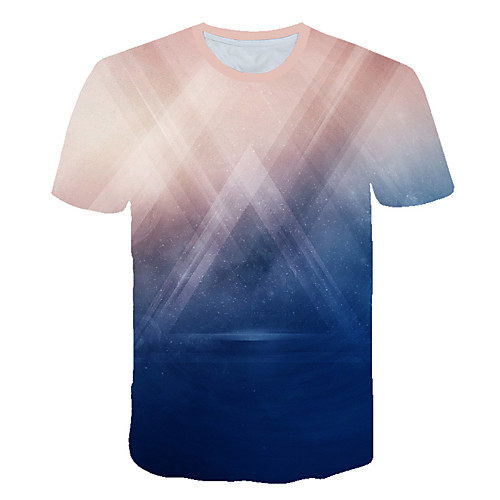 Men's Daily Sports Street chic / Exaggerated T-shirt - Color Block / 3D / Abstract Print Rainbow
Men's Daily Sports Street chic / Exaggerated T-shirt - Color Block / 3D / Abstract Print Rainbow
