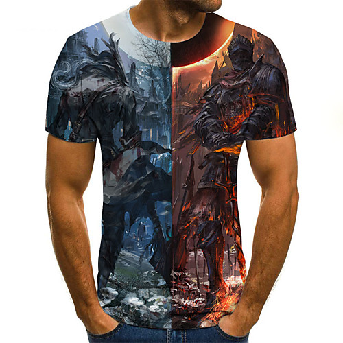 Men's Daily Going out Basic / Street chic T-shirt - 3D / Graphic / Cartoon Patchwork / Print Black
Men's Daily Going out Basic / Street chic T-shirt - 3D / Graphic / Cartoon Patchwork / Print Black