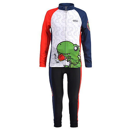 Nuckily Boys' Girls' Long Sleeve Cycling Jersey with Tights - Kid's RedBlue Bike Clothing Suit Windproof UV Resistant Breathable Moisture Wicking Quick Dry Sports Spandex Dinosaur Mountain Bike MTB
Nuckily Boys' Girls' Long Sleeve Cycling Jersey with Tights - Kid's RedBlue Bike Clothing Suit Windproof UV Resistant Breathable Moisture Wicking Quick Dry Sports Spandex Dinosaur Mountain Bike MTB