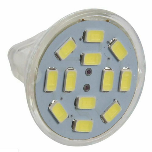 

3 W Точечное LED освещение 250 lm GU4(MR11) MR11 12 Светодиодные бусины SMD 5730 Тёплый белый Холодный белый 12 V / 10 шт.