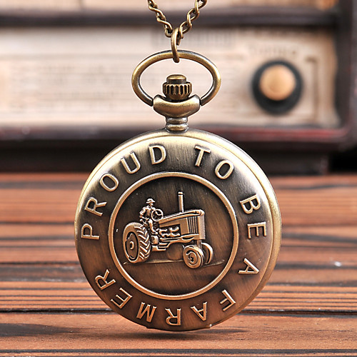 Men's Pocket Watch Quartz Vintage Style Creative New Design Analog - Digital Vintage - Bronze
Men's Pocket Watch Quartz Vintage Style Creative New Design Analog - Digital Vintage - Bronze
