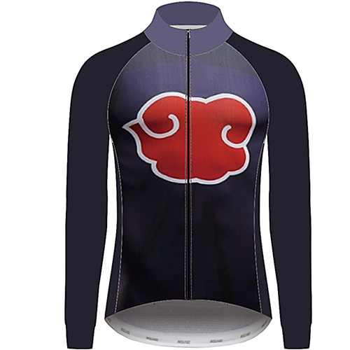 21Grams Naruto Men's Long Sleeve Cycling Jersey - Black Bike Jersey Top UV Resistant Breathable Quick Dry Sports Winter Fleece 100% Polyester Mountain Bike MTB Clothing Apparel / Micro-elastic
21Grams Naruto Men's Long Sleeve Cycling Jersey - Black Bike Jersey Top UV Resistant Breathable Quick Dry Sports Winter Fleece 100% Polyester Mountain Bike MTB Clothing Apparel / Micro-elastic