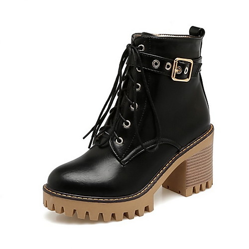 Women's Boots Chunky Heel Round Toe PU Booties / Ankle Boots Summer Black / Yellow / Beige
Women's Boots Chunky Heel Round Toe PU Booties / Ankle Boots Summer Black / Yellow / Beige