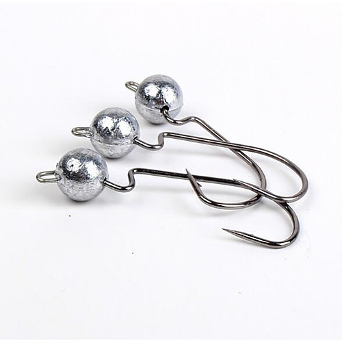 10 pcs Fishing Sinker & Weight Fishing Hooks Durable Easy to Use Bass Trout Pike Sea Fishing Spinning Freshwater Fishing Carbon Steel / Bass Fishing / Lure Fishing / General Fishing
10 pcs Fishing Sinker & Weight Fishing Hooks Durable Easy to Use Bass Trout Pike Sea Fishing Spinning Freshwater Fishing Carbon Steel / Bass Fishing / Lure Fishing / General Fishing