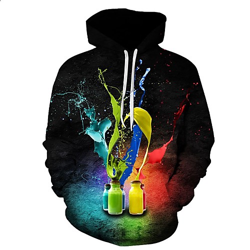 Men's Casual / Christmas Hoodie - Print / Color Block / 3D Black US32 / UK32 / EU40
Men's Casual / Christmas Hoodie - Print / Color Block / 3D Black US32 / UK32 / EU40
