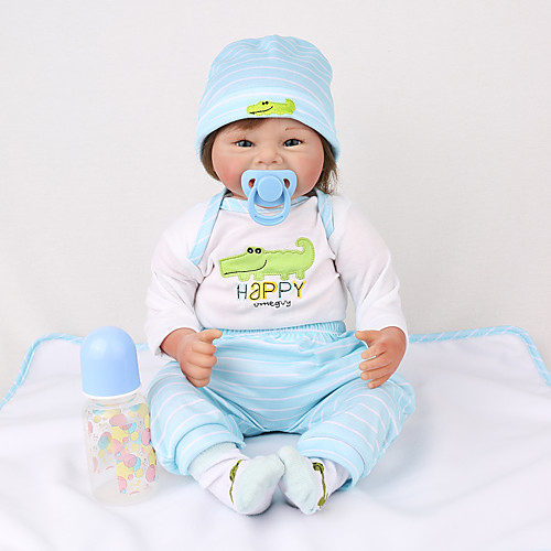 NPK DOLL 22 inch Reborn Doll Reborn Toddler Doll Baby Boy Baby Girl Safety Gift Cute with Clothes and Accessories for Girls' Birthday and Festival Gifts / Kids
NPK DOLL 22 inch Reborn Doll Reborn Toddler Doll Baby Boy Baby Girl Safety Gift Cute with Clothes and Accessories for Girls' Birthday and Festival Gifts / Kids