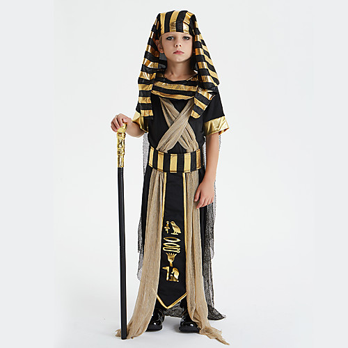 Egyptian Costume Cosplay Costume Outfits Kid's Boys' Cosplay Halloween Halloween Festival / Holiday Polyster Black Carnival Costumes / Leotard / Onesie / Headpiece / Belt
Egyptian Costume Cosplay Costume Outfits Kid's Boys' Cosplay Halloween Halloween Festival / Holiday Polyster Black Carnival Costumes / Leotard / Onesie / Headpiece / Belt