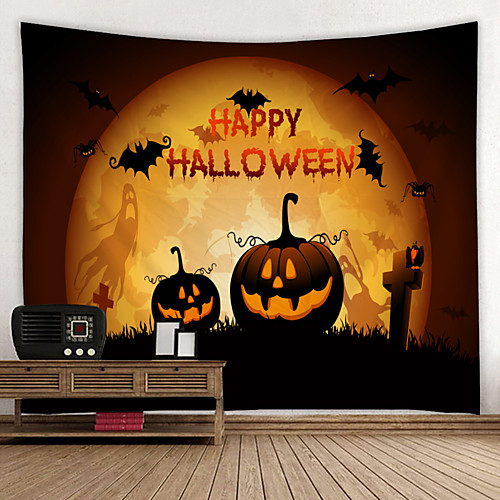 Classic Halloween Wall Decor 100% Polyester Modern Wall Art, Wall Tapestries Decoration
Classic Halloween Wall Decor 100% Polyester Modern Wall Art, Wall Tapestries Decoration