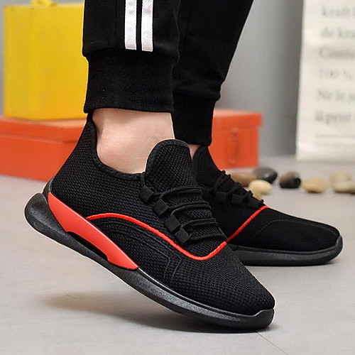 Муж. Комфортная обувь Эластичная ткань Наступила зима Спортивная обувь Беговая обувь Черно-белый / Черный / Красный
Муж. Комфортная обувь Эластичная ткань Наступила зима Спортивная обувь Беговая обувь Черно-белый / Черный / Красный
