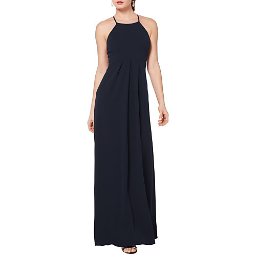 Sheath / Column Halter Neck Floor Length Chiffon Elegant Prom / Formal Evening Dress 2020 with Pleats
Sheath / Column Halter Neck Floor Length Chiffon Elegant Prom / Formal Evening Dress 2020 with Pleats