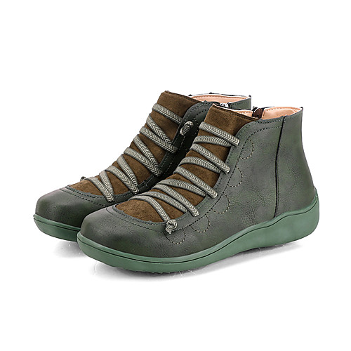 Women's Boots Comfort Shoes Flat Heel Round Toe PU Fall & Winter Light Yellow / Wine / Army Green
Women's Boots Comfort Shoes Flat Heel Round Toe PU Fall & Winter Light Yellow / Wine / Army Green