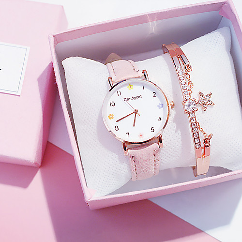 Women's Quartz Watches New Arrival Elegant Black Brown Green PU Leather Chinese Quartz Black Blushing Pink Brown Chronograph Cute New Design 2pcs Analog One Year Battery Life
Women's Quartz Watches New Arrival Elegant Black Brown Green PU Leather Chinese Quartz Black Blushing Pink Brown Chronograph Cute New Design 2pcs Analog One Year Battery Life