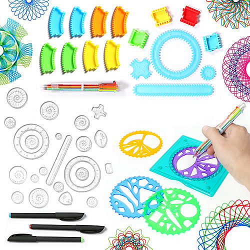 Drawing Toy Spirograph Design Set Classic Theme Painting New Design Exquisite Soft Plastic Unisex Toy Gift 1 pcs
Drawing Toy Spirograph Design Set Classic Theme Painting New Design Exquisite Soft Plastic Unisex Toy Gift 1 pcs