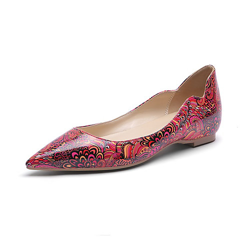 Women's Flats Animal Print Flat Heel Pointed Toe Patent Leather Spring & Fall Red / Orange / Green
Women's Flats Animal Print Flat Heel Pointed Toe Patent Leather Spring & Fall Red / Orange / Green