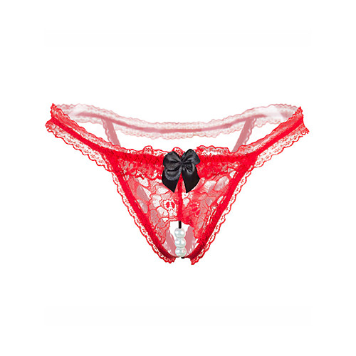 Women's Lace G-strings & Thongs Panties - Normal Low Waist Black Wine White One-Size
Women's Lace G-strings & Thongs Panties - Normal Low Waist Black Wine White One-Size