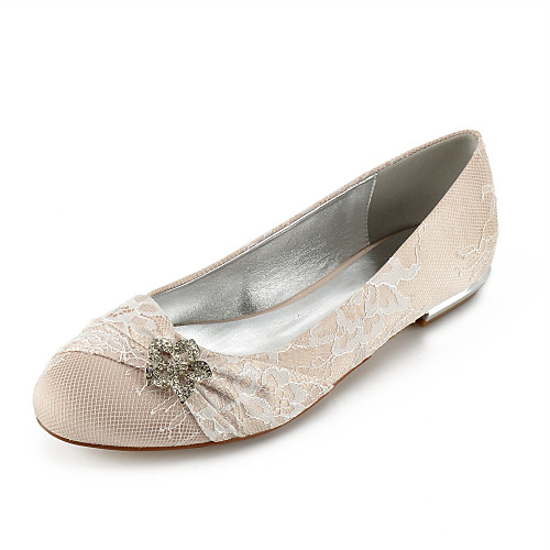 Women's Wedding Shoes Glitter Crystal Sequined Jeweled Flat Heel Round Toe Rhinestone Lace Classic / Sweet Spring & Summer / Fall & Winter Champagne / White / Ivory / Party & Evening
Women's Wedding Shoes Glitter Crystal Sequined Jeweled Flat Heel Round Toe Rhinestone Lace Classic / Sweet Spring & Summer / Fall & Winter Champagne / White / Ivory / Party & Evening