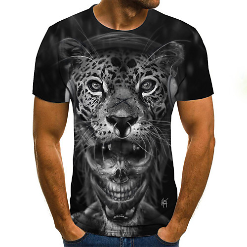 Men's Plus Size Geometric 3D Print T-shirt Basic Street chic Daily Round Neck Black / Short Sleeve
Men's Plus Size Geometric 3D Print T-shirt Basic Street chic Daily Round Neck Black / Short Sleeve