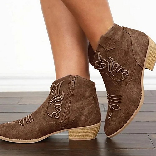Жен. Ботинки Cowboy / Western Boots На плоской подошве Круглый носок Полиуретан Ботинки Наступила зима Коричневый / Серый
Жен. Ботинки Cowboy / Western Boots На плоской подошве Круглый носок Полиуретан Ботинки Наступила зима Коричневый / Серый