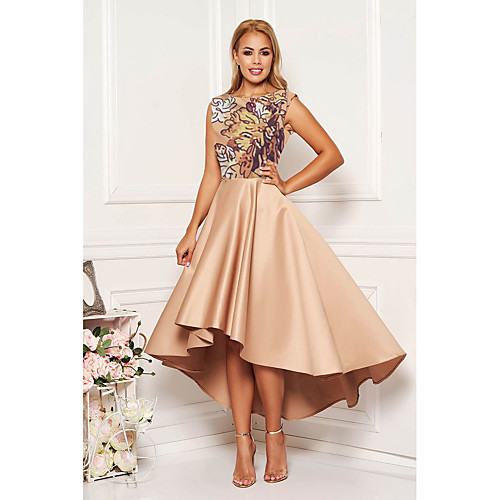 Women's Asymmetrical Khaki Dress Elegant Spring Cocktail Party A Line Floral Print M L
Women's Asymmetrical Khaki Dress Elegant Spring Cocktail Party A Line Floral Print M L
