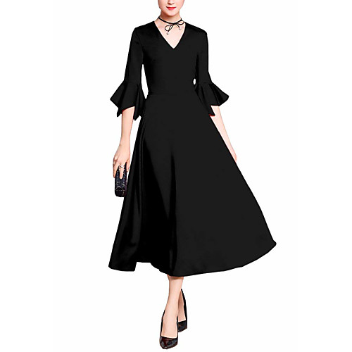 A-Line V Neck Tea Length Jersey Minimalist Cocktail Party / Holiday Dress 2020 with
A-Line V Neck Tea Length Jersey Minimalist Cocktail Party / Holiday Dress 2020 with