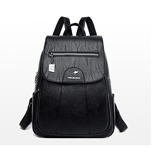 Large Capacity PU Zipper Commuter Backpack Solid Color Daily Black / Blue / Red
Large Capacity PU Zipper Commuter Backpack Solid Color Daily Black / Blue / Red