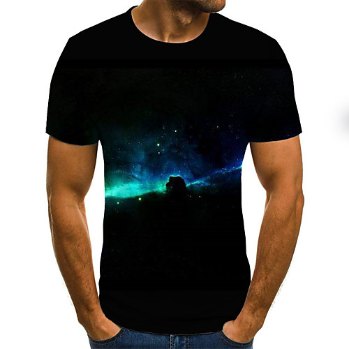 Men's Daily Sports Basic / Exaggerated T-shirt - Color Block / 3D Black & White, Print Black
Men's Daily Sports Basic / Exaggerated T-shirt - Color Block / 3D Black & White, Print Black