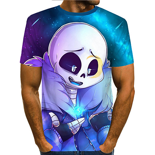 Men's Plus Size 3D Graphic T-shirt Daily Sports Round Neck Purple / Short Sleeve
Men's Plus Size 3D Graphic T-shirt Daily Sports Round Neck Purple / Short Sleeve