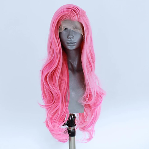 Synthetic Lace Front Wig Wavy Side Part Lace Front Wig Long Pink Synthetic Hair 18-26 inch Women's Adjustable Heat Resistant Party Pink
Synthetic Lace Front Wig Wavy Side Part Lace Front Wig Long Pink Synthetic Hair 18-26 inch Women's Adjustable Heat Resistant Party Pink