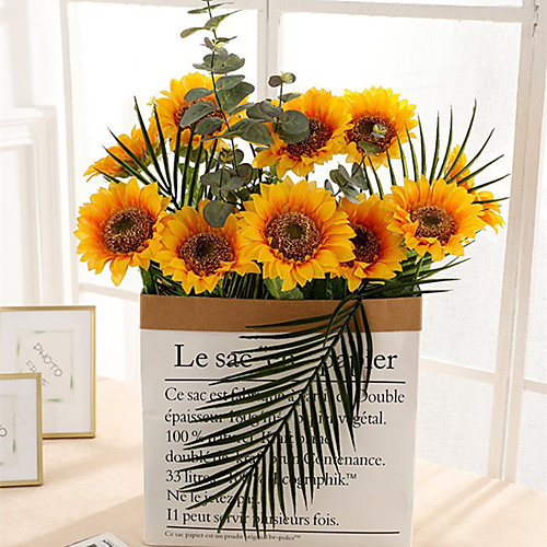 1pcs Simulation Sunflower Sun Flower Home Decoration Vase Flower Arrangement Prop 45cm
1pcs Simulation Sunflower Sun Flower Home Decoration Vase Flower Arrangement Prop 45cm
