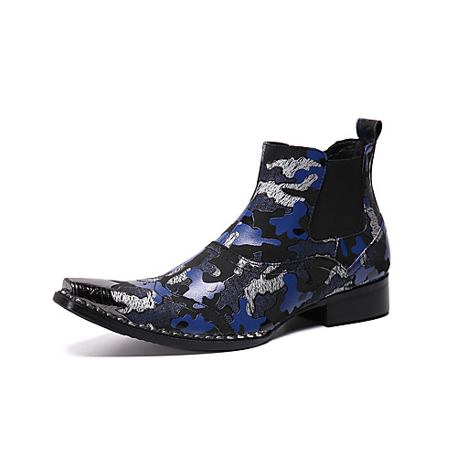 Men's Fashion Boots Leather Fall & Winter Boots Booties / Ankle Boots Camouflage Black / Wedding / Party & Evening
Men's Fashion Boots Leather Fall & Winter Boots Booties / Ankle Boots Camouflage Black / Wedding / Party & Evening