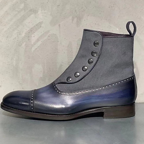 Men's Comfort Shoes Cowhide Winter Boots Booties / Ankle Boots Purple / Yellow / Blue
Men's Comfort Shoes Cowhide Winter Boots Booties / Ankle Boots Purple / Yellow / Blue