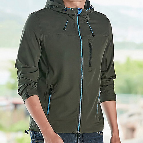 Men's Daily Spring & Summer Regular Jacket, Solid Colored Hooded Long Sleeve Polyester Black / Army Green / Blue
Men's Daily Spring & Summer Regular Jacket, Solid Colored Hooded Long Sleeve Polyester Black / Army Green / Blue
