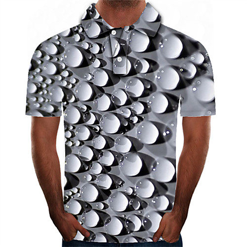 Men's Color Block 3D Slim Polo Street chic Exaggerated Daily Going out Shirt Collar Gray / Short Sleeve / Plus Size
Men's Color Block 3D Slim Polo Street chic Exaggerated Daily Going out Shirt Collar Gray / Short Sleeve / Plus Size