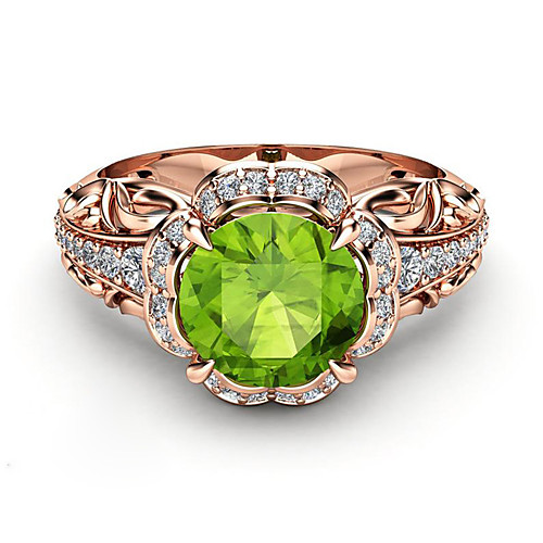 Women's Band Ring Ring Cubic Zirconia 1pc Green Copper Rose Gold Plated Geometric Stylish Party Gift Jewelry Hollow Out Flower Cute
Women's Band Ring Ring Cubic Zirconia 1pc Green Copper Rose Gold Plated Geometric Stylish Party Gift Jewelry Hollow Out Flower Cute