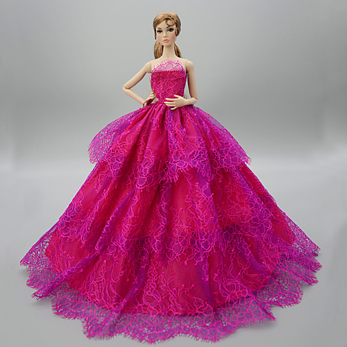 Doll Dress Party / Evening For Barbiedoll Sequin Polyester Dress For Girl's Doll Toy / Kids
Doll Dress Party / Evening For Barbiedoll Sequin Polyester Dress For Girl's Doll Toy / Kids