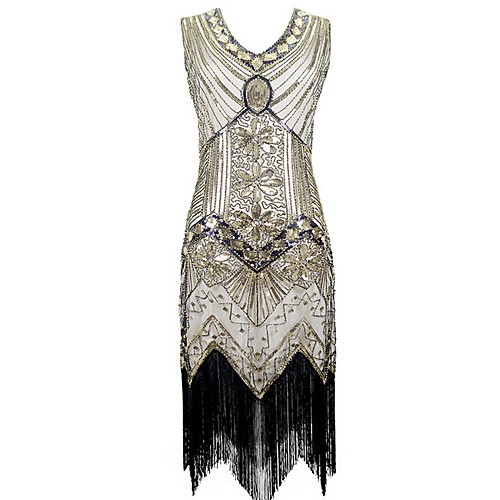 Women's Sheath Dress - Solid Colored Sequins Tassel Black Gold Silver S M L XL
Women's Sheath Dress - Solid Colored Sequins Tassel Black Gold Silver S M L XL