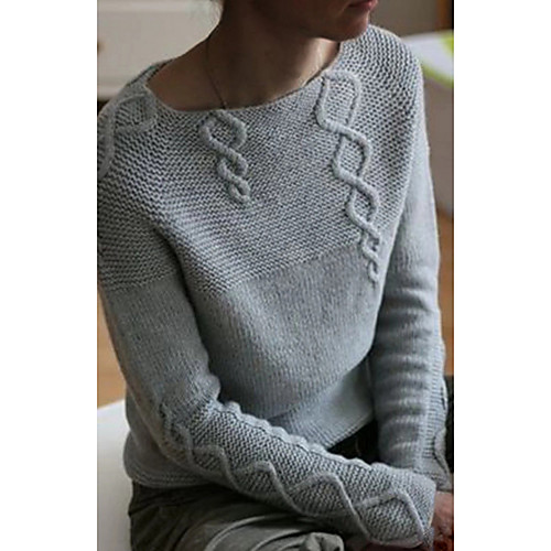 Women's Solid Colored Long Sleeve Pullover Sweater Jumper, Round Neck Yellow / Blue / Green S / M / L
Women's Solid Colored Long Sleeve Pullover Sweater Jumper, Round Neck Yellow / Blue / Green S / M / L