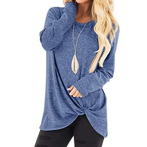 Women's Solid Colored Long Sleeve Pullover Sweater Jumper, Round Black / Wine / Blue S / M / L
Women's Solid Colored Long Sleeve Pullover Sweater Jumper, Round Black / Wine / Blue S / M / L