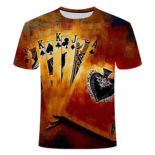 Men's EU / US Size Graphic Print Slim T-shirt Daily Round Neck Red / Short Sleeve
Men's EU / US Size Graphic Print Slim T-shirt Daily Round Neck Red / Short Sleeve