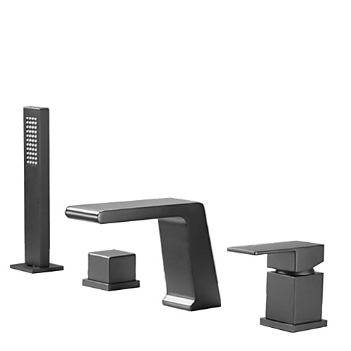 Bathtub Faucet - Contemporary Multi-Ply Other Ceramic Valve Bath Shower Mixer Taps
Bathtub Faucet - Contemporary Multi-Ply Other Ceramic Valve Bath Shower Mixer Taps
