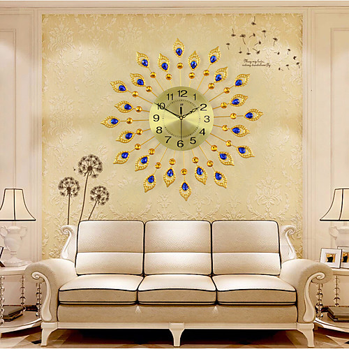 Luxury Artificial Crystal Diamond Large Wall Clock Metal Living Room Wall Clock Home Art Decoration
Luxury Artificial Crystal Diamond Large Wall Clock Metal Living Room Wall Clock Home Art Decoration