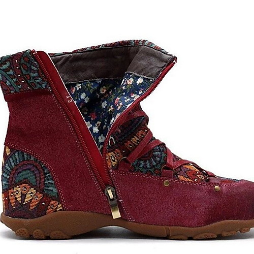 Women's Boots Flat Heel Round Toe Suede Booties / Ankle Boots Winter Brown / Green / Red
Women's Boots Flat Heel Round Toe Suede Booties / Ankle Boots Winter Brown / Green / Red