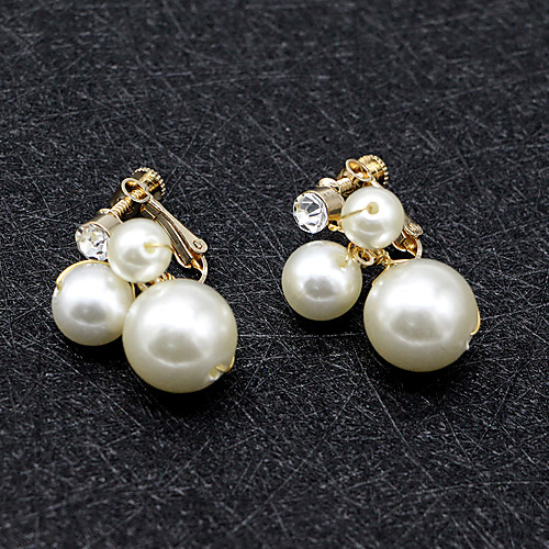 Women's Clip on Earring Classic Mini Earrings Jewelry White For Wedding 1 Pair
Women's Clip on Earring Classic Mini Earrings Jewelry White For Wedding 1 Pair